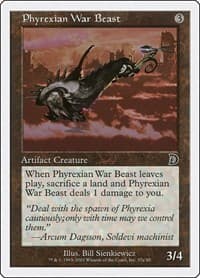 Phyrexian War Beast (37a) from Deckmasters Garfield vs Finkel
