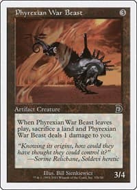 Phyrexian War Beast (37b) from Deckmasters Garfield vs Finkel