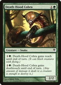 Death-Hood Cobra from Duel Decks: Jace vs. Vraska