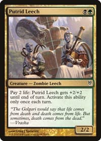 Putrid Leech from Duel Decks: Jace vs. Vraska