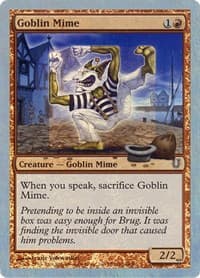 Goblin Mime (Alternate Foil) from Unhinged