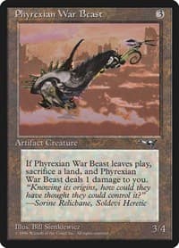 Phyrexian War Beast (Facing Right) from Alliances