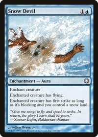 Snow Devil from Coldsnap Theme Deck Reprints