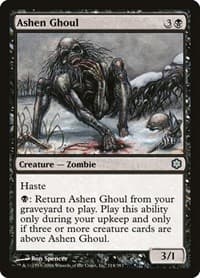 Ashen Ghoul from Coldsnap Theme Deck Reprints