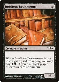 Insidious Bookworms from Coldsnap Theme Deck Reprints