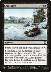 Soul Burn from Coldsnap Theme Deck Reprints