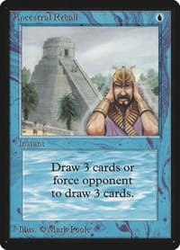 Ancestral Recall from Beta Edition