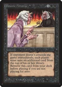 Demonic Attorney from Beta Edition