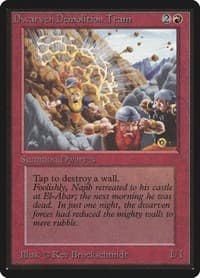 Dwarven Demolition Team from Beta Edition