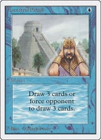 Ancestral Recall from Unlimited Edition