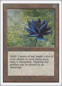 Black Lotus from Unlimited Edition