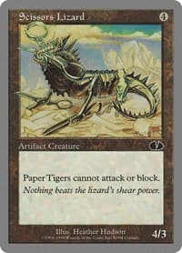 Scissors Lizard from Unglued