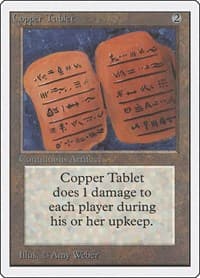 Copper Tablet from Unlimited Edition