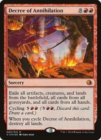 Decree of Annihilation from From the Vault: Annihilation