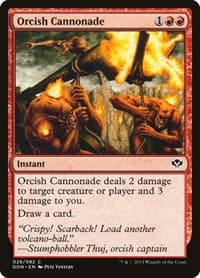Orcish Cannonade from Duel Decks: Speed vs. Cunning