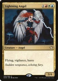 Lightning Angel from Duel Decks: Speed vs. Cunning