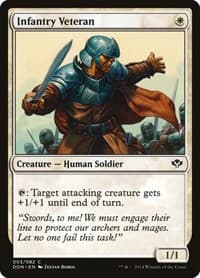 Infantry Veteran from Duel Decks: Speed vs. Cunning