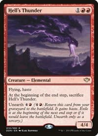 Hell's Thunder from Duel Decks: Speed vs. Cunning
