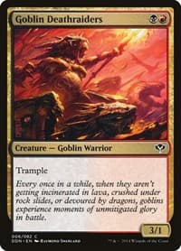 Goblin Deathraiders from Duel Decks: Speed vs. Cunning