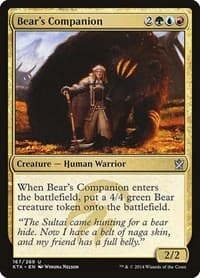 Bear's Companion from Khans of Tarkir