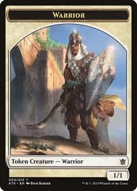 Warrior Token (003) from Khans of Tarkir