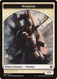 Warrior Token (004) from Khans of Tarkir