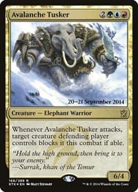 Avalanche Tusker from Prerelease Cards