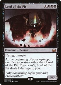Lord of the Pit from Duel Decks: Anthology
