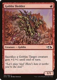 Goblin Sledder from Duel Decks: Anthology