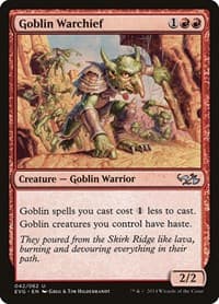 Goblin Warchief from Duel Decks: Anthology