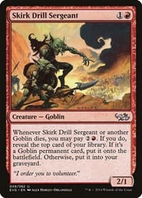 Skirk Drill Sergeant from Duel Decks: Anthology