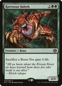 Ravenous Baloth from Duel Decks: Anthology