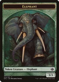 Elephant Token from Duel Decks: Anthology