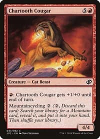 Chartooth Cougar from Duel Decks: Anthology