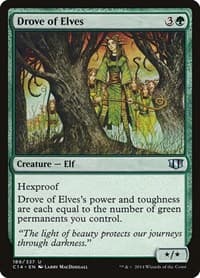 Drove of Elves from Commander 2014