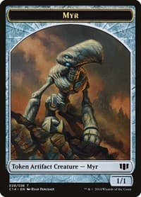 Myr // Pentavite Double-Sided Token from Commander 2014