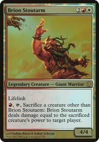 Brion Stoutarm (Commander's Arsenal) from Oversize Cards