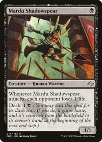 Mardu Shadowspear from Fate Reforged