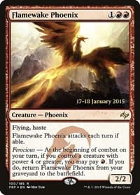Flamewake Phoenix (FRF) from Prerelease Cards
