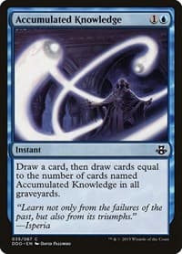 Accumulated Knowledge from Duel Decks: Elspeth vs. Kiora