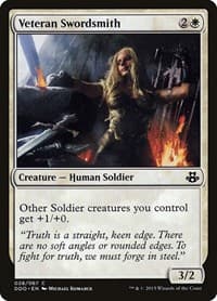 Veteran Swordsmith from Duel Decks: Elspeth vs. Kiora