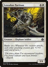 Loxodon Partisan from Duel Decks: Elspeth vs. Kiora