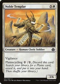 Noble Templar from Duel Decks: Elspeth vs. Kiora