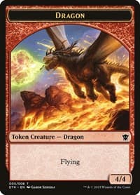 Dragon Token from Dragons of Tarkir