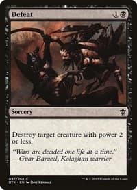 Defeat from Dragons of Tarkir