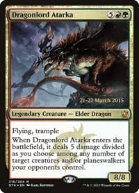 Dragonlord Atarka from Prerelease Cards