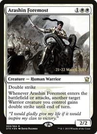 Arashin Foremost from Prerelease Cards