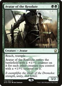 Avatar of the Resolute from Prerelease Cards