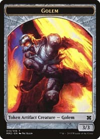 Golem Token from Modern Masters 2015