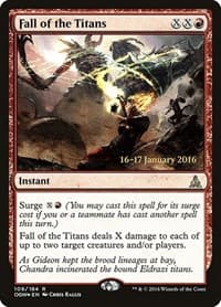 Fall of the Titans from Prerelease Cards